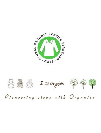 Gilet per neonati in maglia di cotone biologico luna | Kitikate