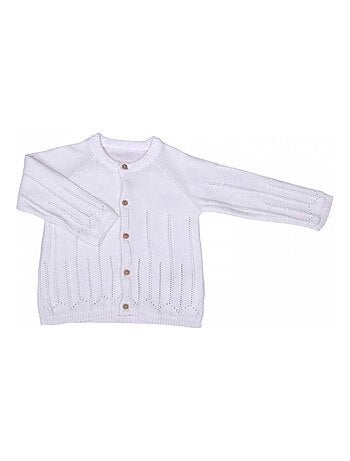 Gilet per neonati in maglia di cotone biologico luna | kitikate | kitikate