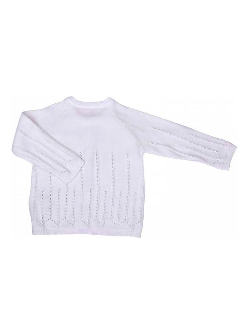Gilet per neonati in maglia di cotone biologico luna | kitikate | kitikate Ecru - Kiabi