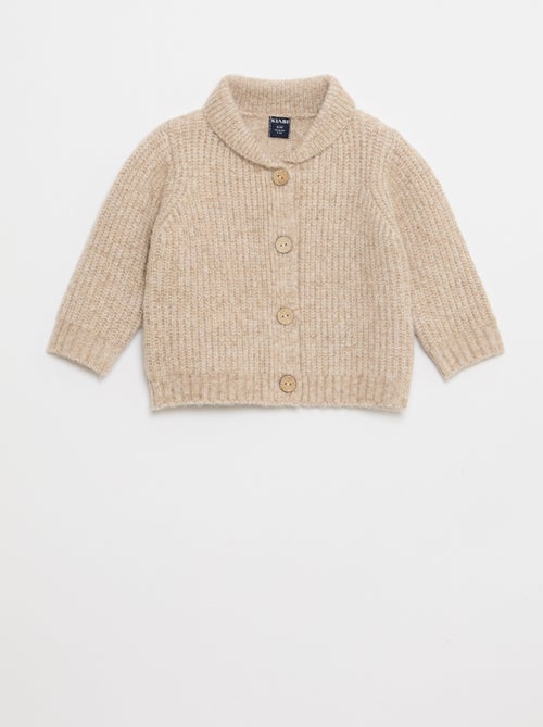 Gilet pesante con collo a scialle - Kiabi