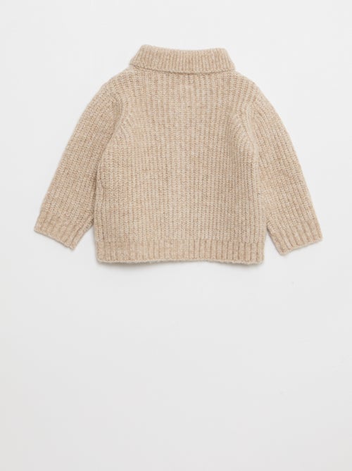 Gilet pesante con collo a scialle - Kiabi