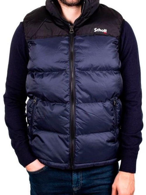 Gilet Piumino Uomo Schott Senza Maniche - Kiabi