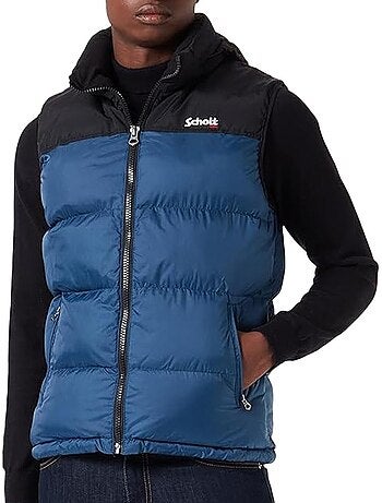 Gilet Piumino Uomo Schott Senza Maniche