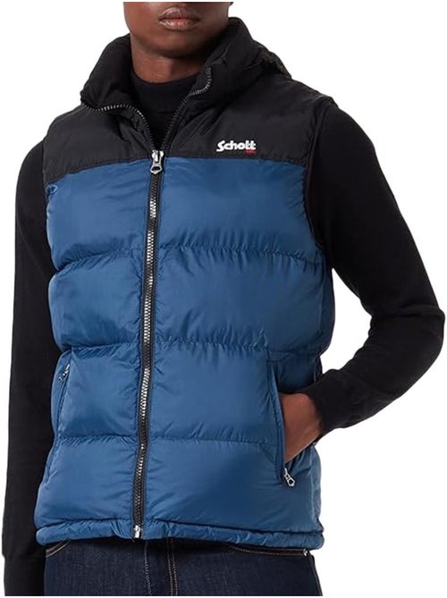 Gilet Piumino Uomo Schott Senza Maniche - Kiabi