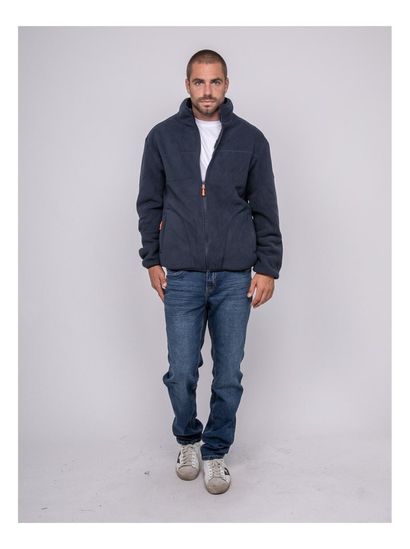 Gilet reversibile WOGAMO Blu marino - Kiabi