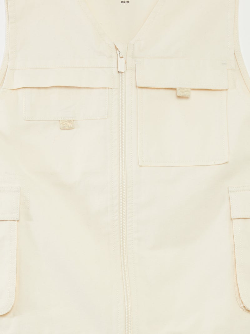 Gilet senza maniche - collezione facile da indossare BIANCO - Kiabi