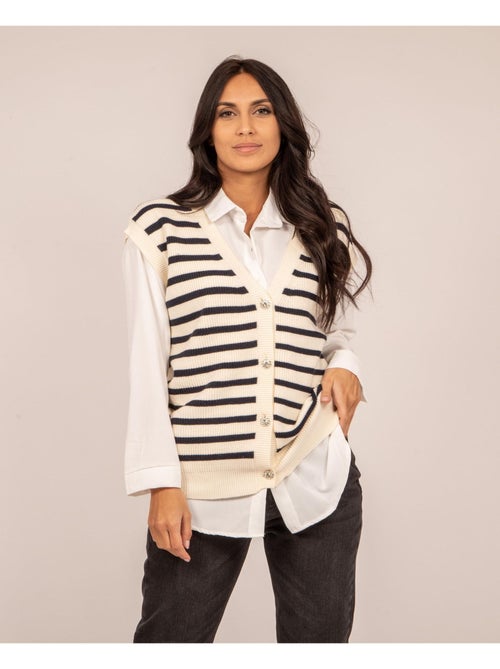 Gilet senza maniche a righe KILISS - Kiabi