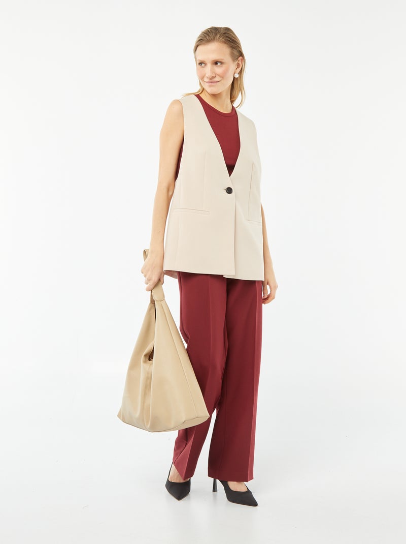 Gilet senza maniche BEIGE - Kiabi