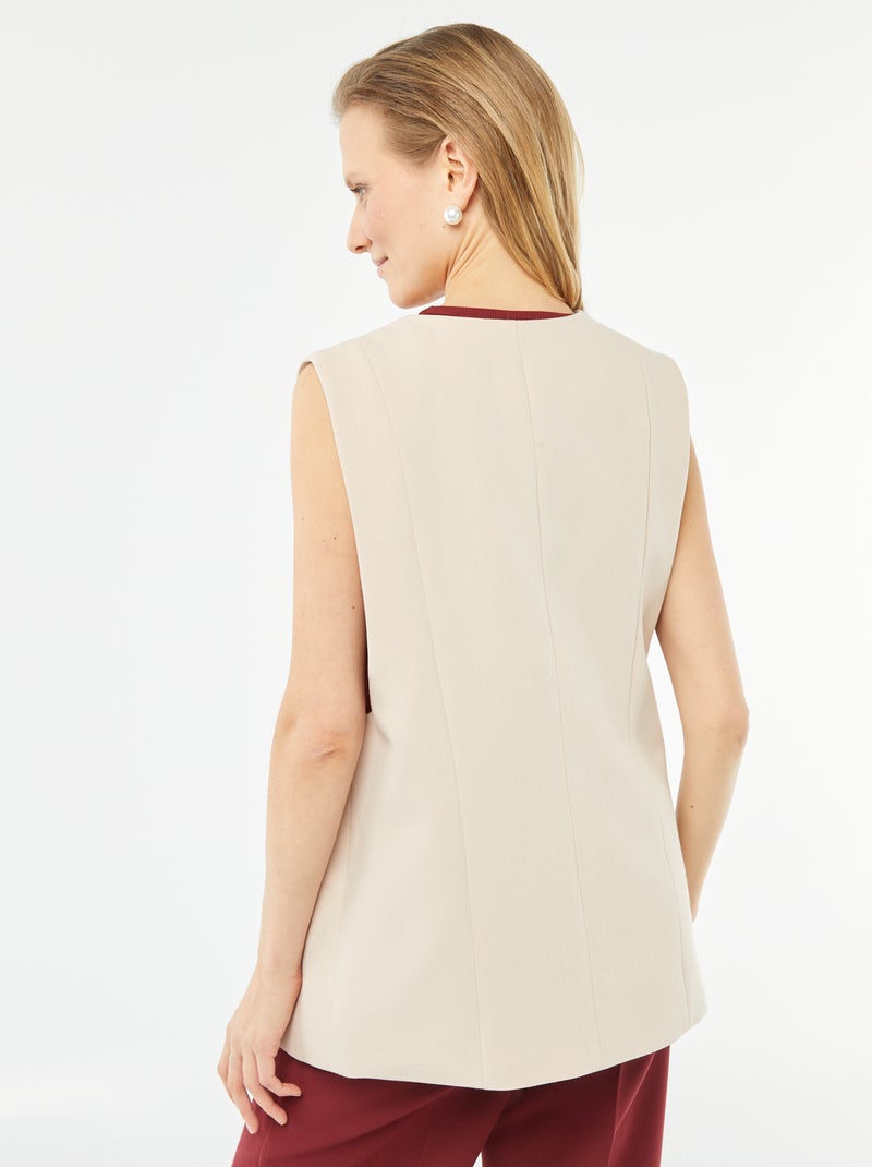 Gilet senza maniche BEIGE - Kiabi