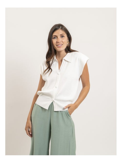 Gilet senza maniche con colletto polo FARDA - Kiabi
