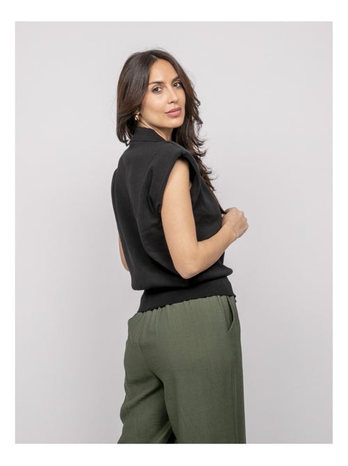 Gilet senza maniche con colletto polo FARDA - Kiabi