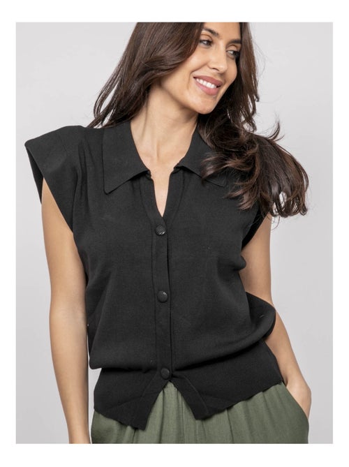 Gilet senza maniche con colletto polo FARDA - Kiabi
