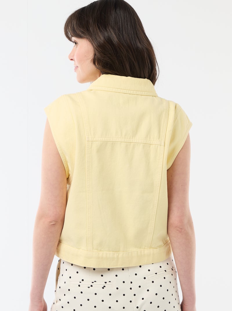 Gilet senza maniche con stampa mucca Giallo - Kiabi
