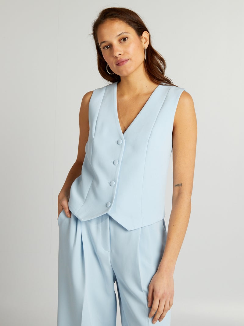 Gilet senza maniche da completo BLU - Kiabi
