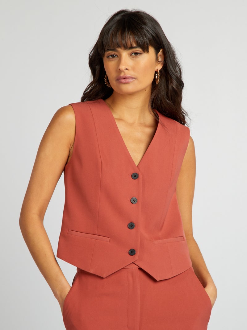 Gilet senza maniche da completo ROSSO - Kiabi