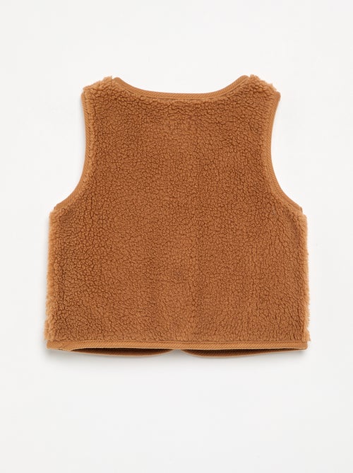 Gilet senza maniche effetto montone - Kiabi Gilet senza maniche effetto montone - Kiabi