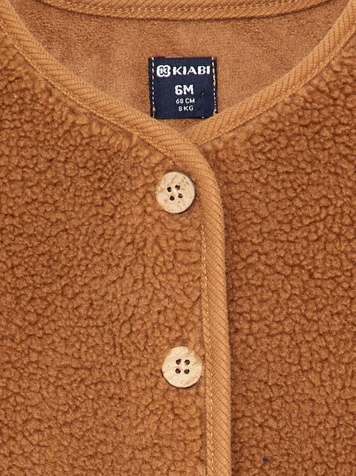 Gilet senza maniche effetto montone - Kiabi Gilet senza maniche effetto montone - Kiabi