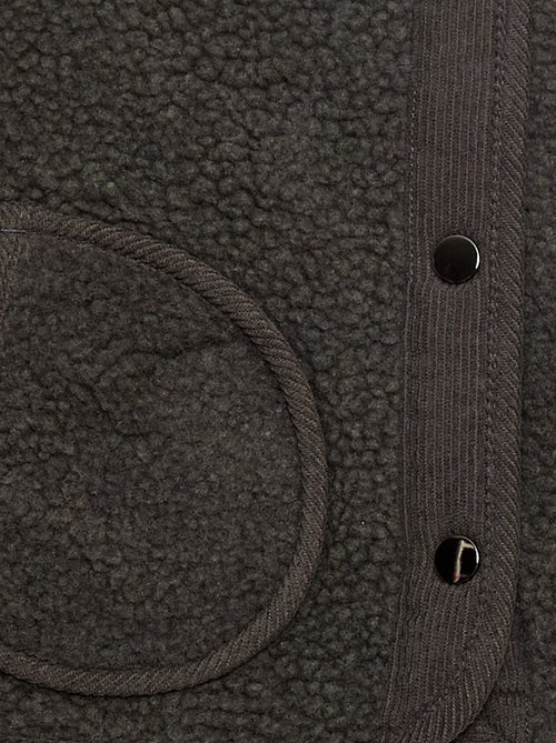 Gilet senza maniche effetto montone - Kiabi