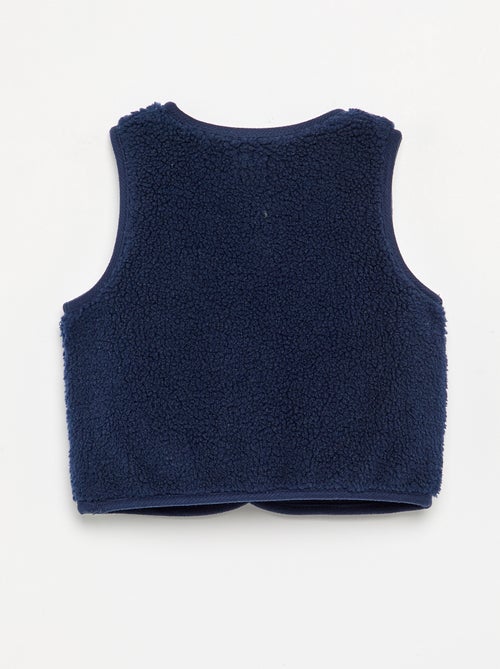 Gilet senza maniche effetto montone - Kiabi Gilet senza maniche effetto montone - Kiabi