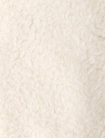 Gilet senza maniche in sherpa con fodera in garza di cotone leopardata per - SAUTHON