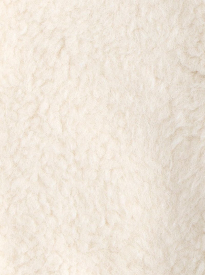 Gilet senza maniche in sherpa con fodera in garza di cotone leopardata per - SAUTHON Ecru - Kiabi