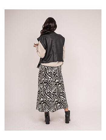 Gilet senza maniche in similpelle UMOT