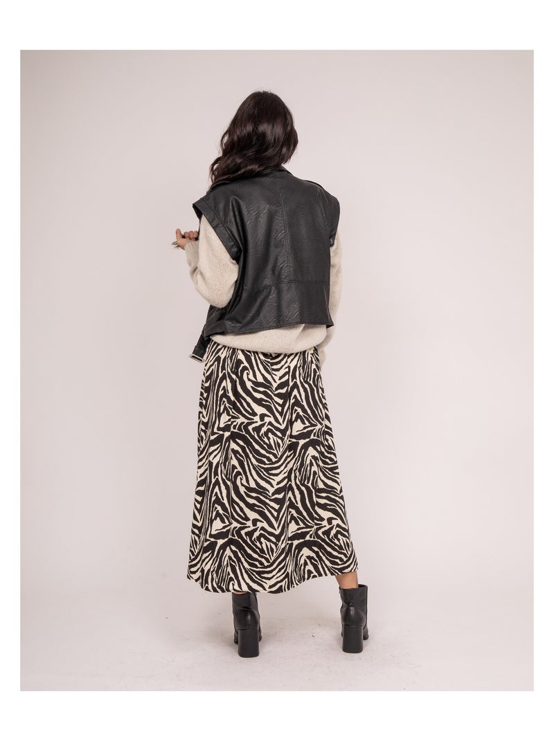 Gilet senza maniche in similpelle UMOT Nero - Kiabi