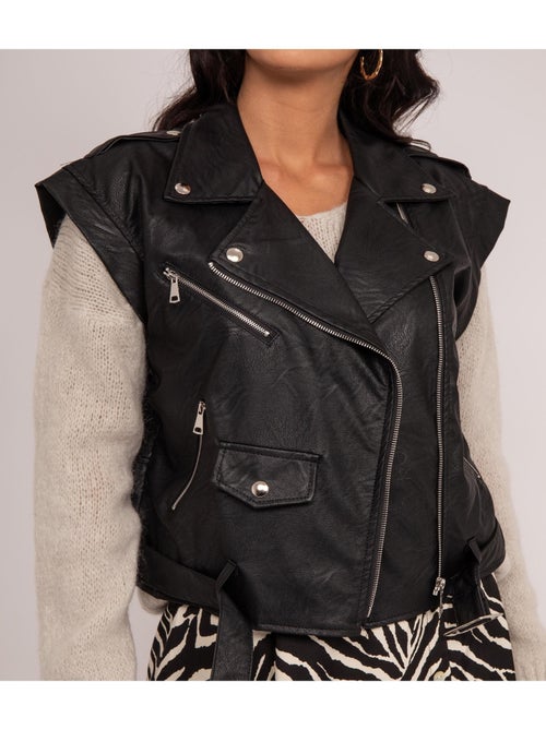 Gilet senza maniche in similpelle UMOT - Kiabi