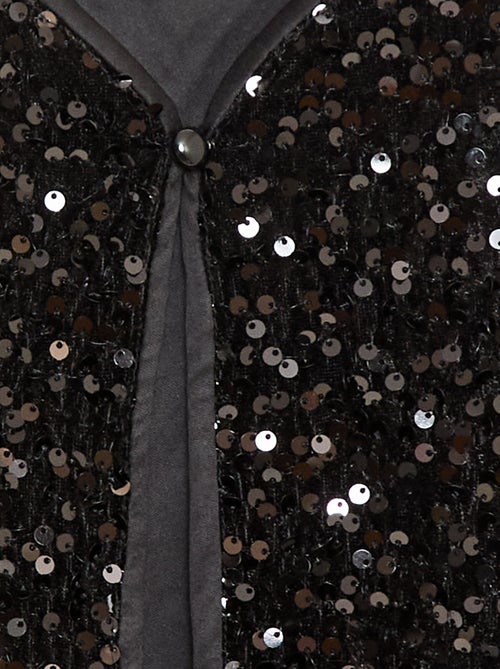 Gilet senza maniche in velluto con paillettes - Kiabi