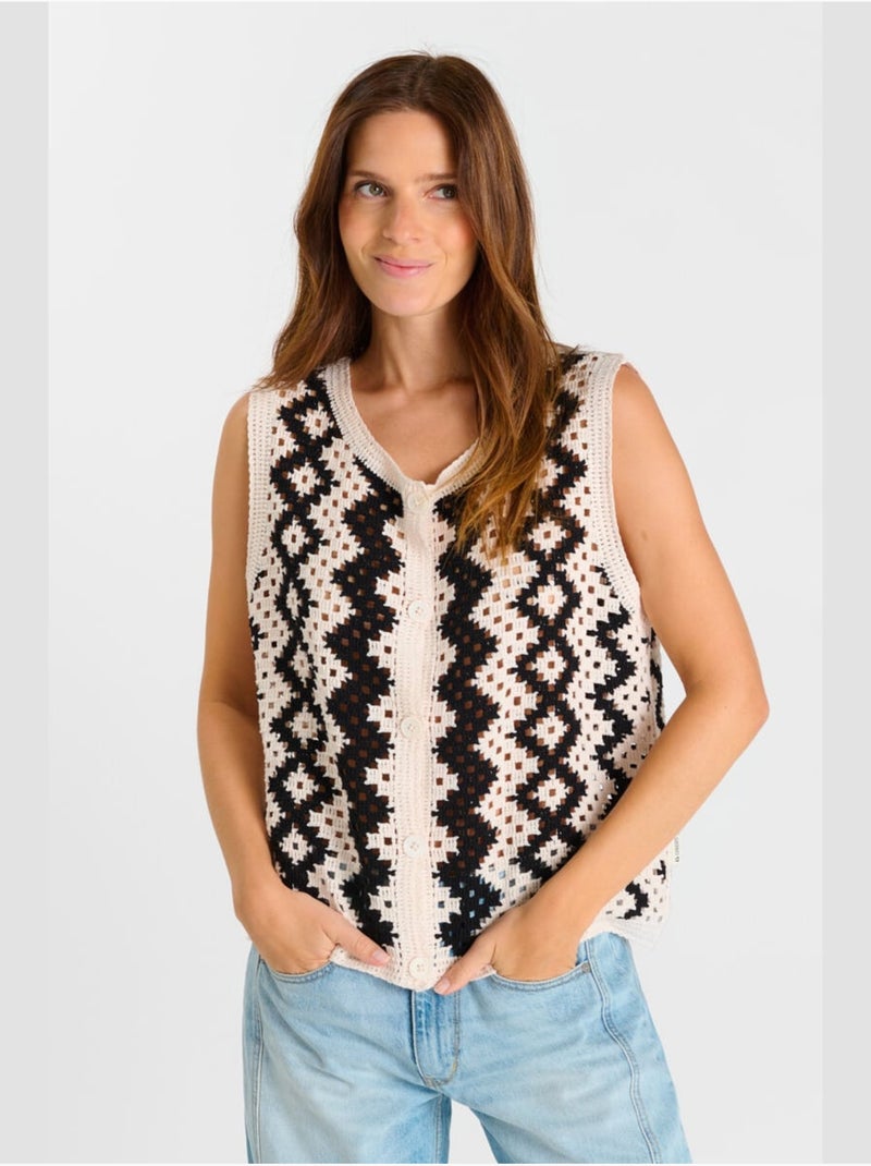 Gilet senza maniche jocelyn Bianco - Kiabi