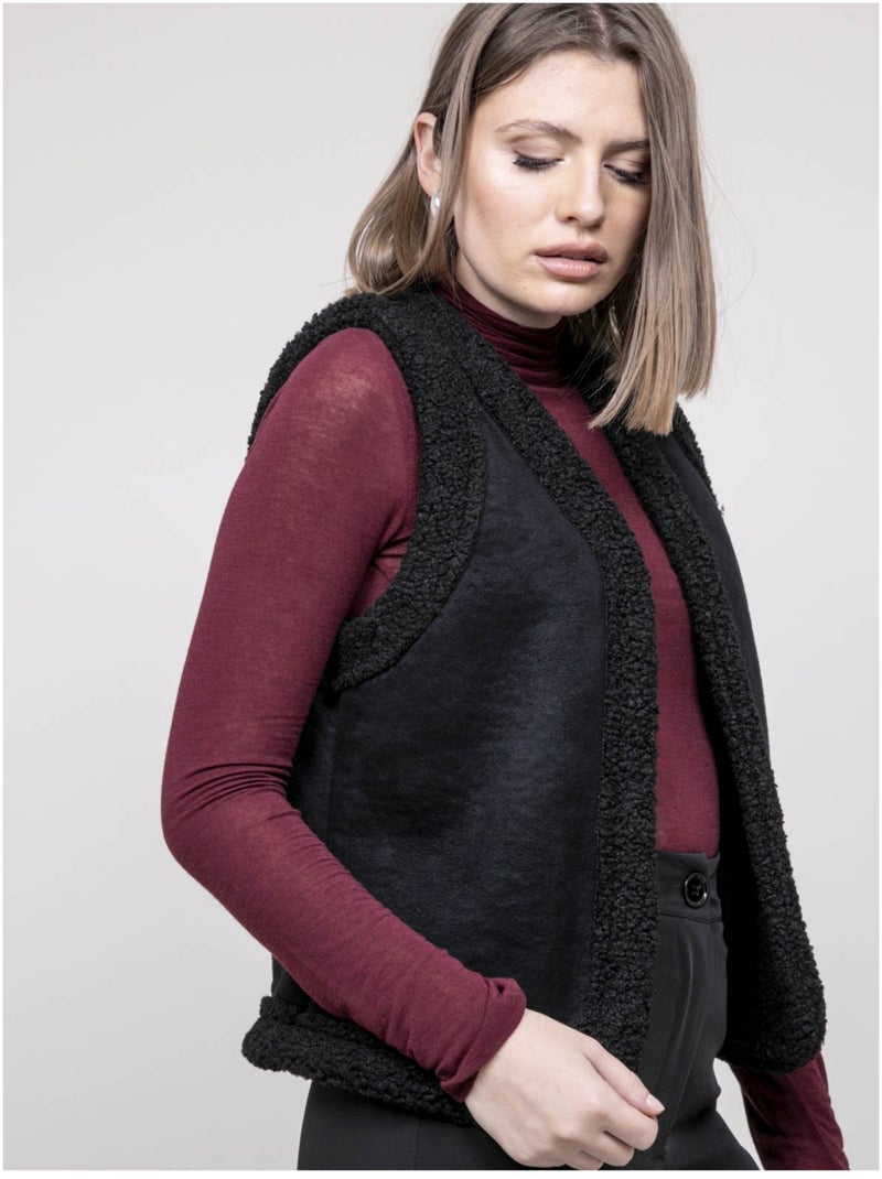 Gilet senza maniche KIMORA Nero - Kiabi