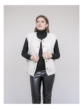 Gilet senza maniche sherpa UDOLMA