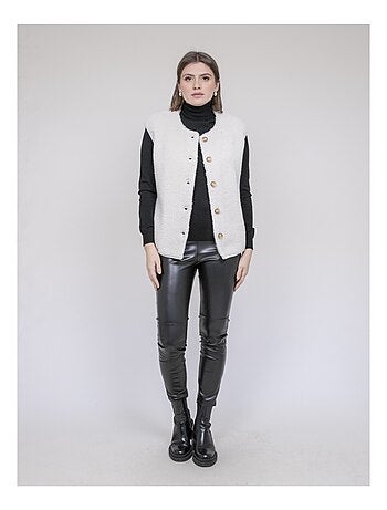 Gilet senza maniche sherpa UDOLMA