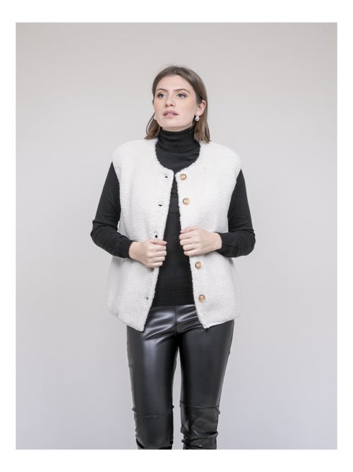 Gilet senza maniche sherpa UDOLMA - Kiabi