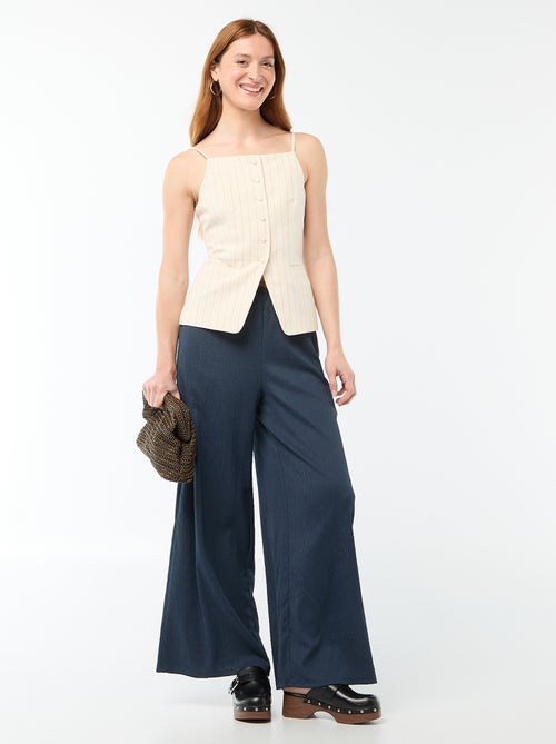 Gilet smanicato con bretelle - Kiabi