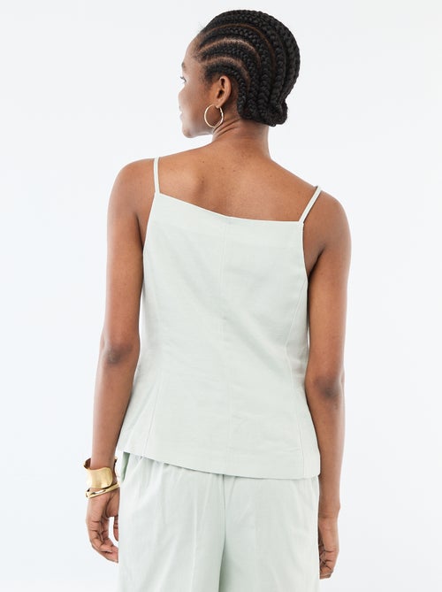 Gilet smanicato con bretelle - Kiabi