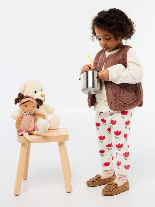 Gilet smanicato effetto montone - Kiabi