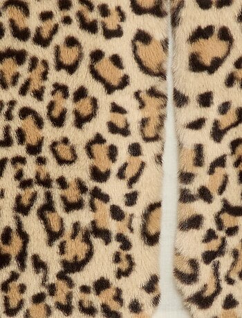Gilet smanicato in ecopelliccia