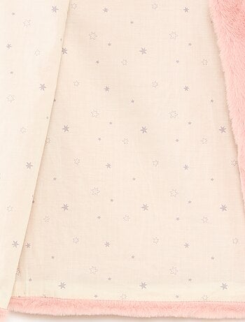 Gilet smanicato in ecopelliccia