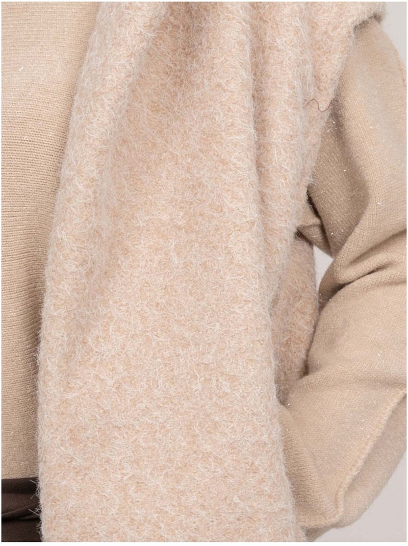 Gilet smanicato in maglia bouclé ujara Beige - Kiabi