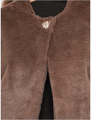 Gilet smanicato in pelliccia sintetica ulla
