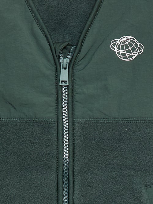 Gilet smanicato in pile - Kiabi