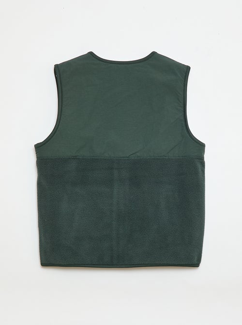 Gilet smanicato in pile - Kiabi
