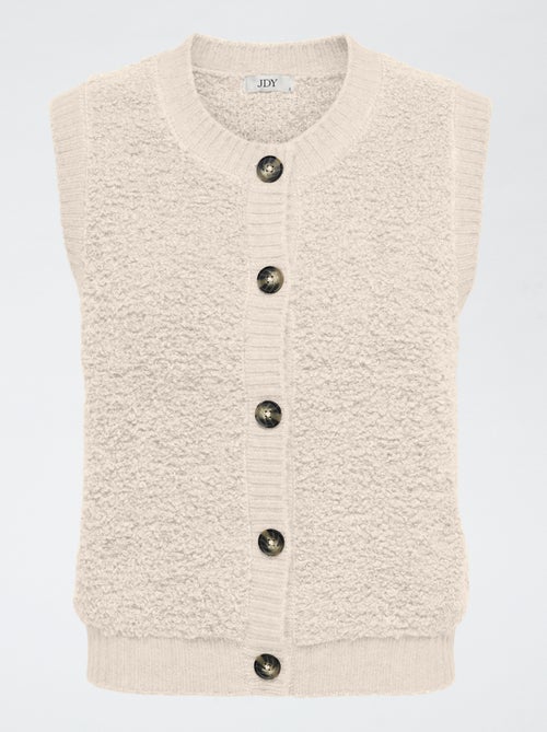 Gilet smanicato 'JDY' tinta unita - Kiabi