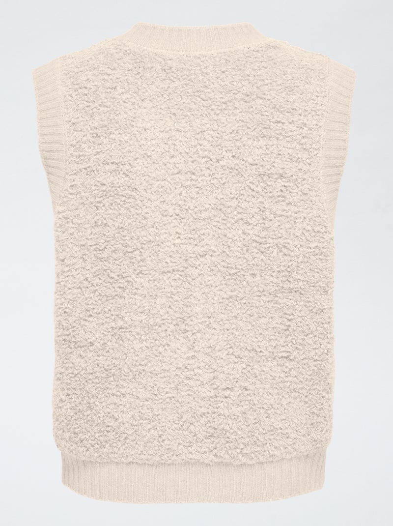 Gilet smanicato 'JDY' tinta unita Bianco - Kiabi
