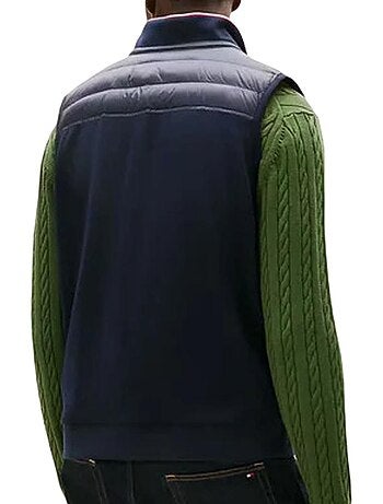 Gilet smanicato uomo tommy hilfiger mix media