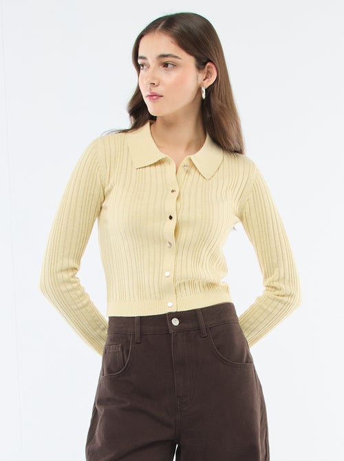 Gilet sottile con colletto polo - Kiabi