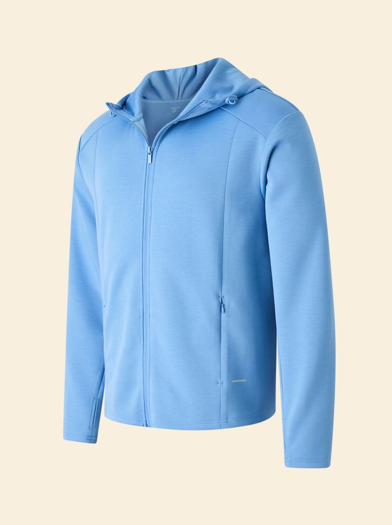 Gilet sportivo con cappuccio - (ekstract) Blu - Kiabi