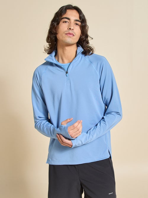 Gilet sportivo con collo a zip - (ekstract) - Kiabi