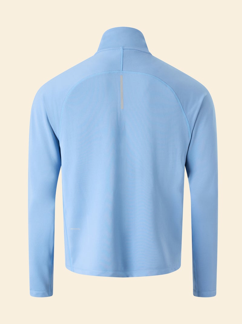 Gilet sportivo con collo a zip - (ekstract) Blu - Kiabi